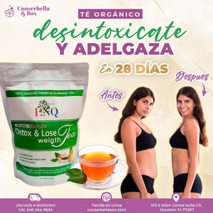 TÉ ORGÁNICO DE DESINTOXICACIÓN Y ADELGAZANTE 28 DÍAS