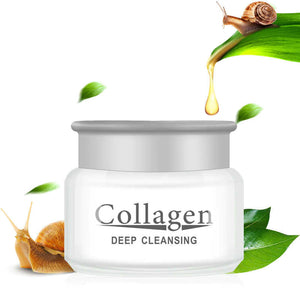 Crema facial de baba de caracol con colágeno