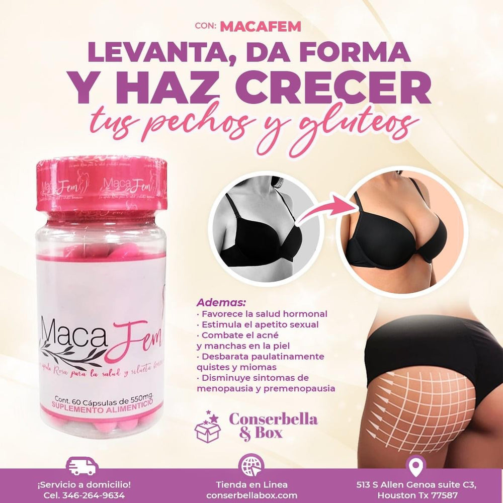 SUPLEMENTO NATURAL MACA FEM